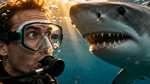 Shark diving experience