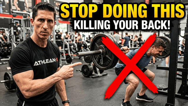 fitness thumbnail maker thumbnail example - fitness-athleanx-squat